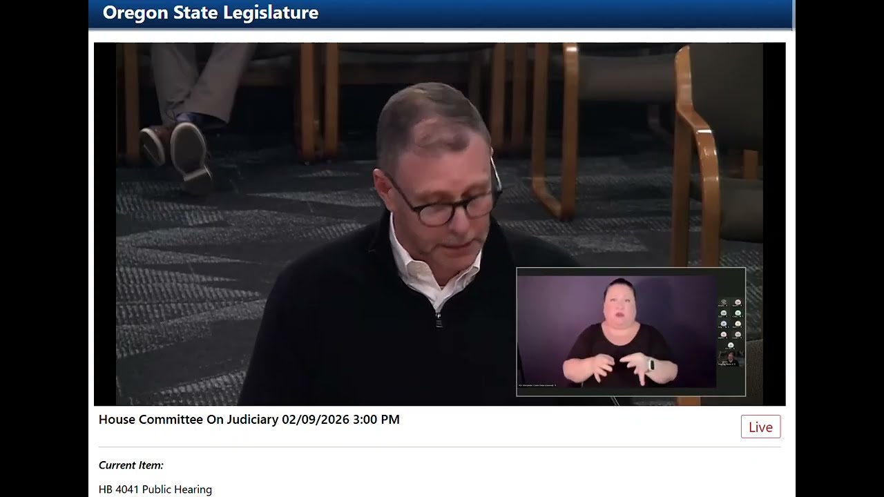 2026-02-09 Public Hearing - House Committee on Judiciary - Sentence Recalculations