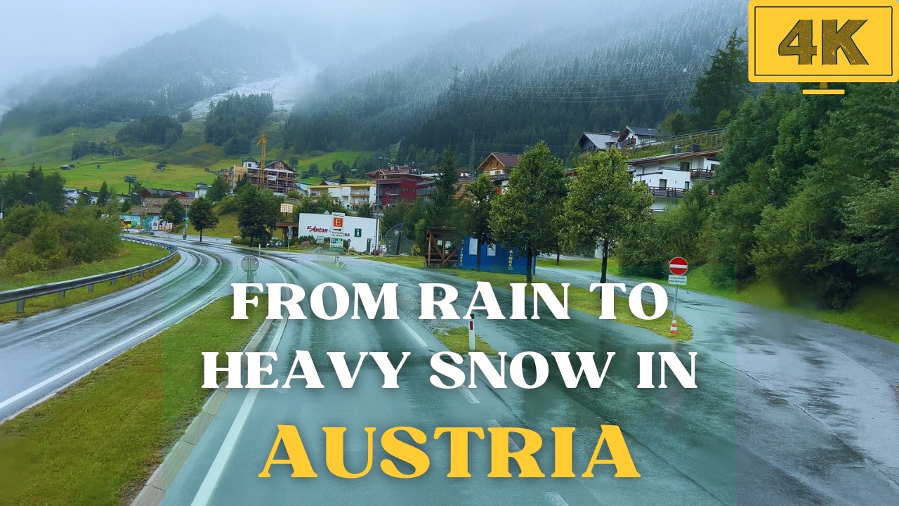 Most Scenic Villages Drive in Austria Tyrol: Arlberg Route in Autumn