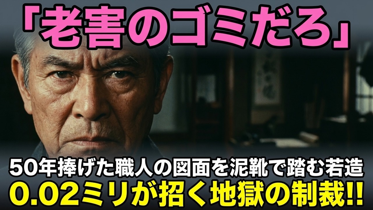 「老害のゴミだろ」AI信者の若造が町工場の職人を鼻で笑った結果 #スカッとする話