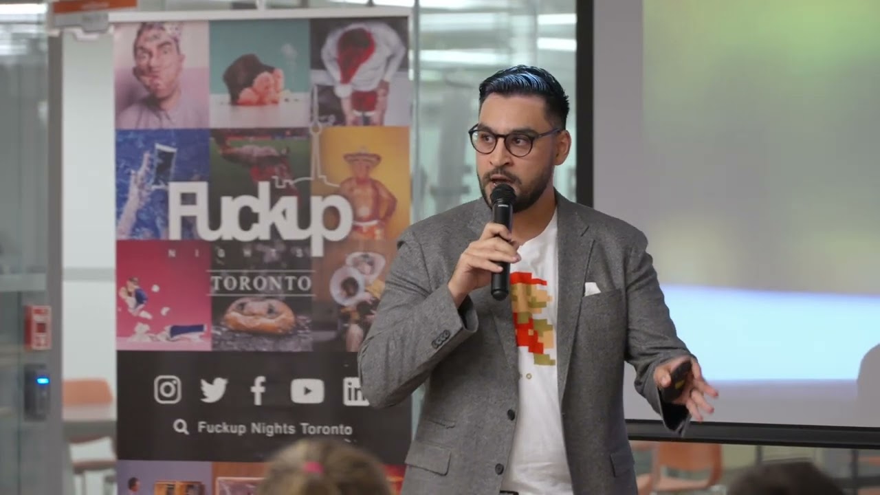 Fuckup Nights Toronto | Adam Rodricks | November 2023
