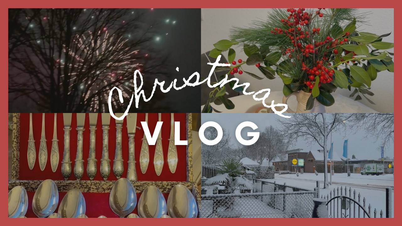 Vlog / 01.26./ Встречаем Новый год 🎄🧑‍🎄 / Чищу фамильное серебро / Первый снег ❄️❄️❄️❤️❤️❤️