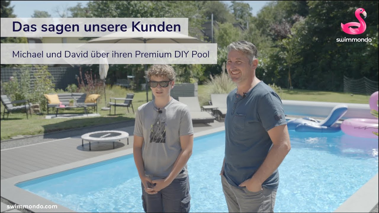 Kundenreview: Unser neues Leben mit einem DIY Swimmondo Pool!