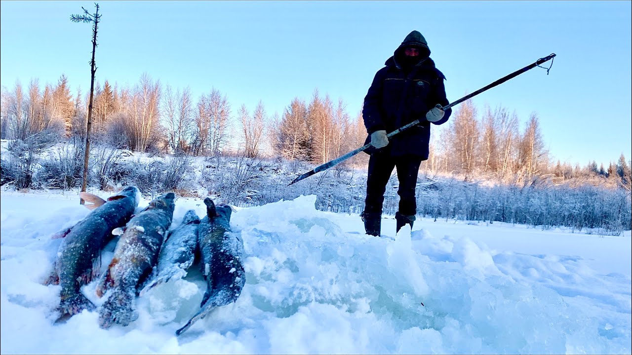 Taiga hermits' daily life at -30°C, fishing, and the onset of cold weather (30 Years of Solitude,...