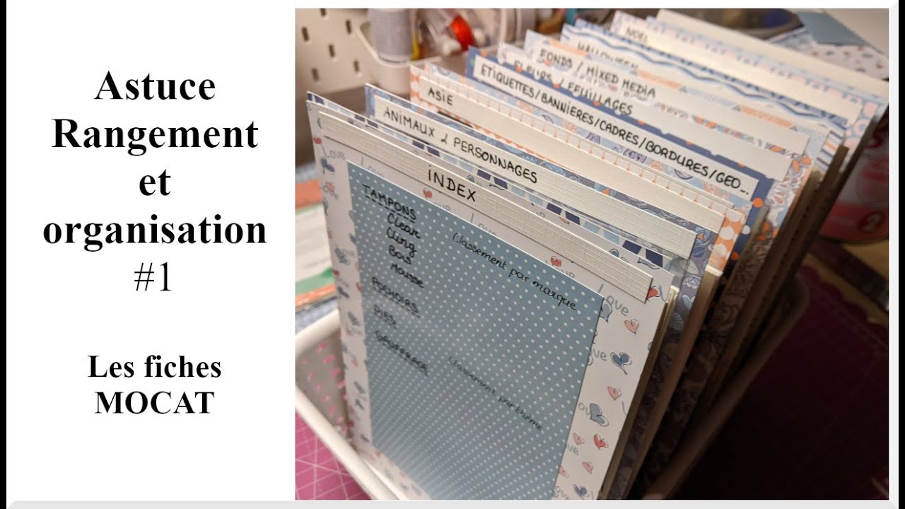 Rangement et organisation - Les fiches MOCAT