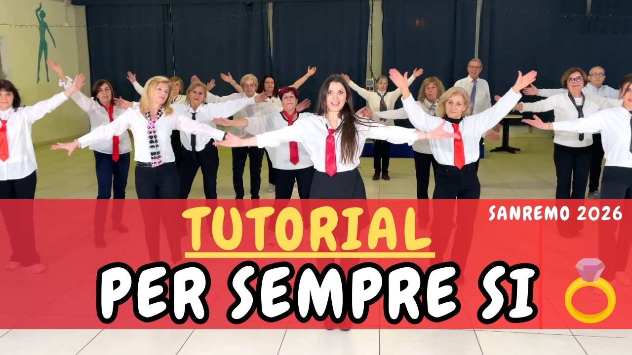 TUTORIAL - PER SEMPRE SI - Sal Da Vinci - SANREMO 2026 - Coreografia - Ballo di gruppo - Easydance