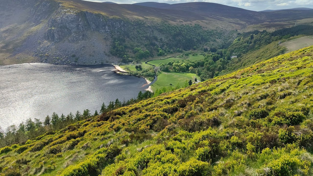 Wicklow Montaigne national park . camper, randonnée, bincher . coupains paysages la vie est belle.