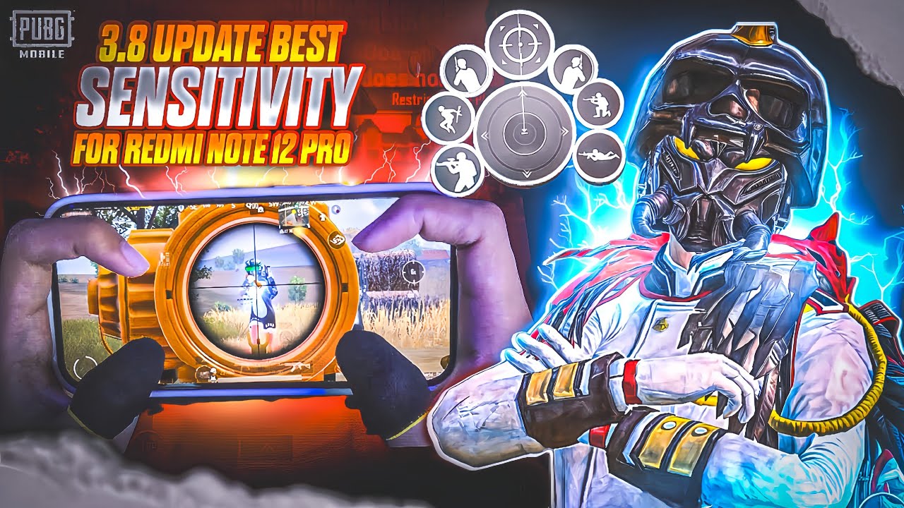 Redmi note 12 Pro Sensitivity Settings 3.8 Update | Pubg & Bgmi | Smooth + Extreme