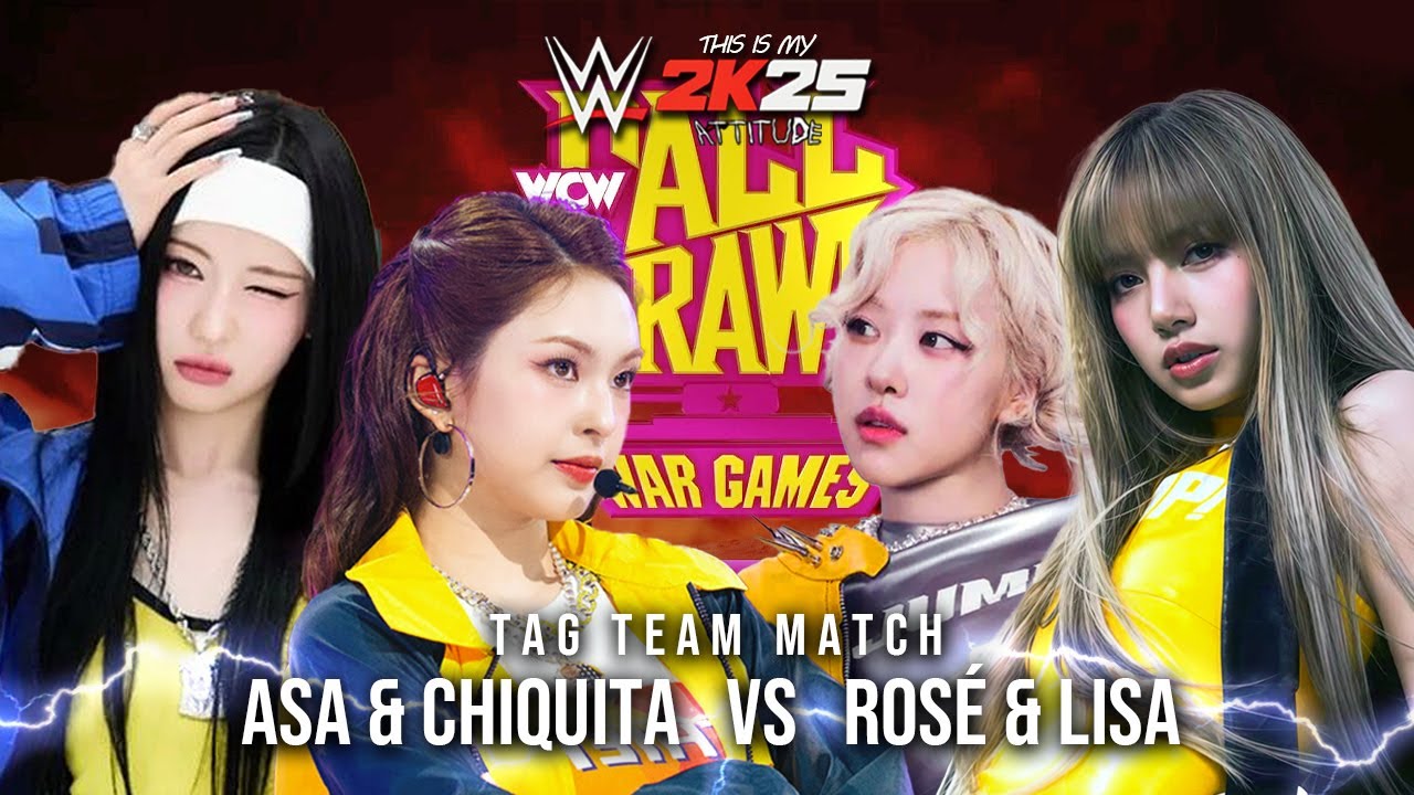 Babymonster vs Blackpink (по запросу) - Asa👗 Chiquita vs Rosé Lisa - WWE 2K POP #pae8tube
