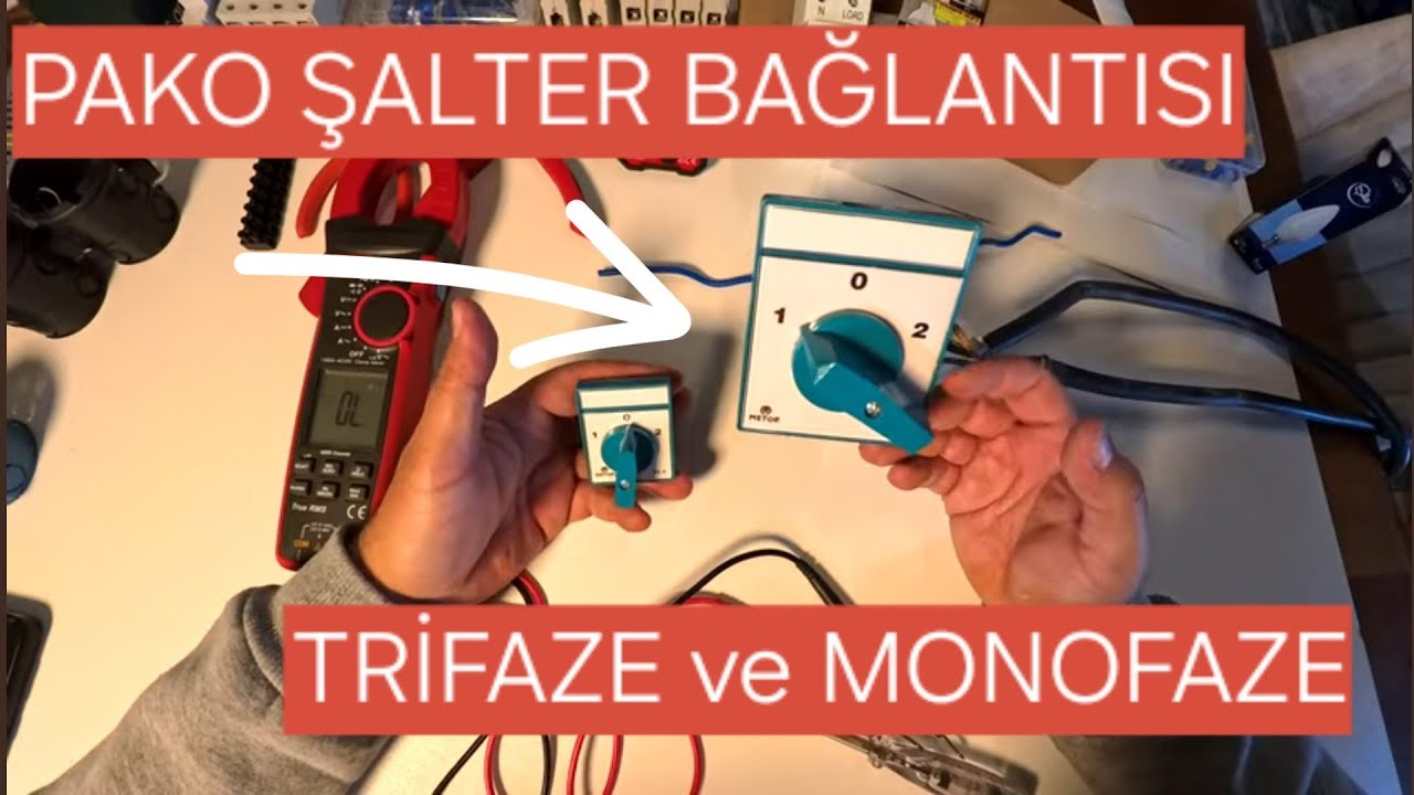 Pako Şalter ile Jenaratör Bağlantısı Nasıl Yapılır...  Trifaze ve Monafaze Detaylı Anlatım...