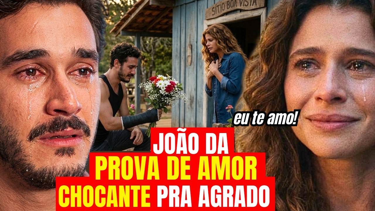 CORAÇÃO ACELERADO - 13/03 - João PEDE PERDÃO e Agrado faz algo EMOCIONANTE  Resumo da Novela