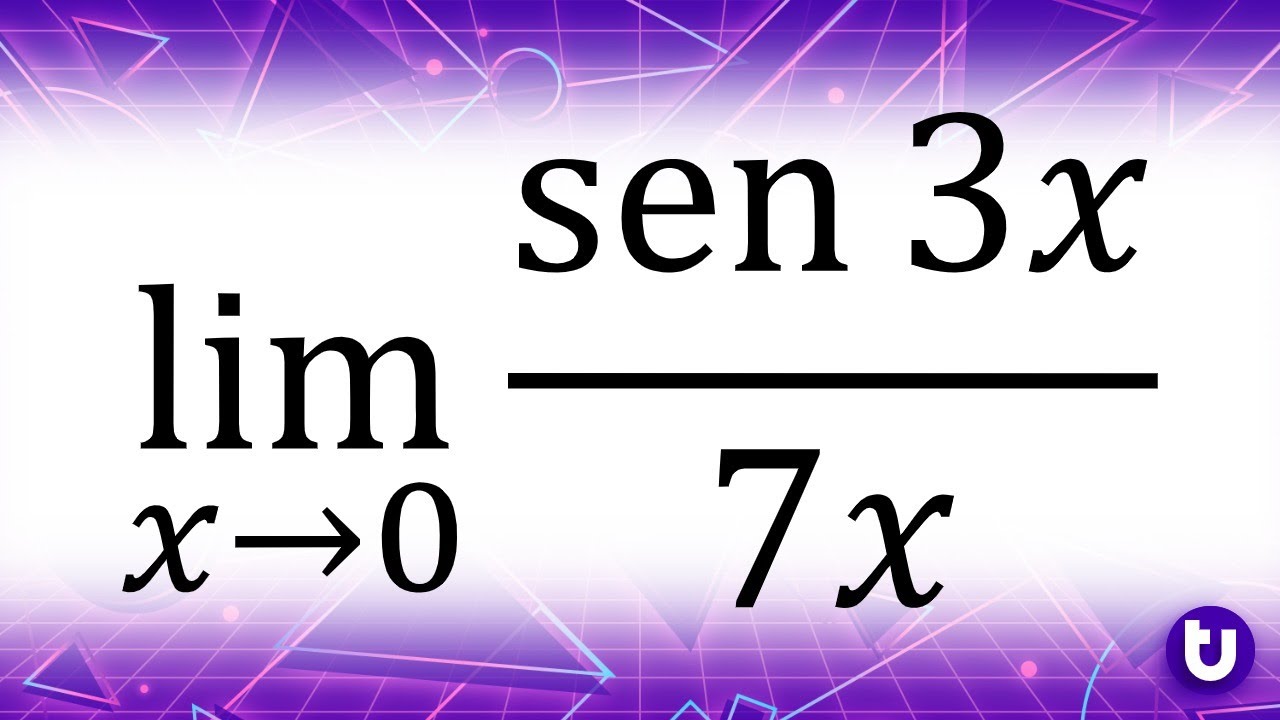 Límites trigonométricos: Límite cuando x tiende a 0 de sen(3x)/7x | Ejercicio Resuelto 022