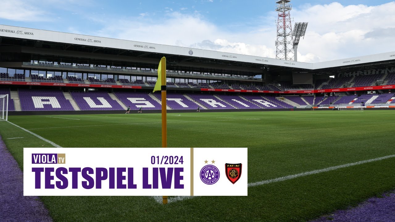 Re-live: Austria Wien - Favoritner AC (01/2024) #faklive #ViolaTV