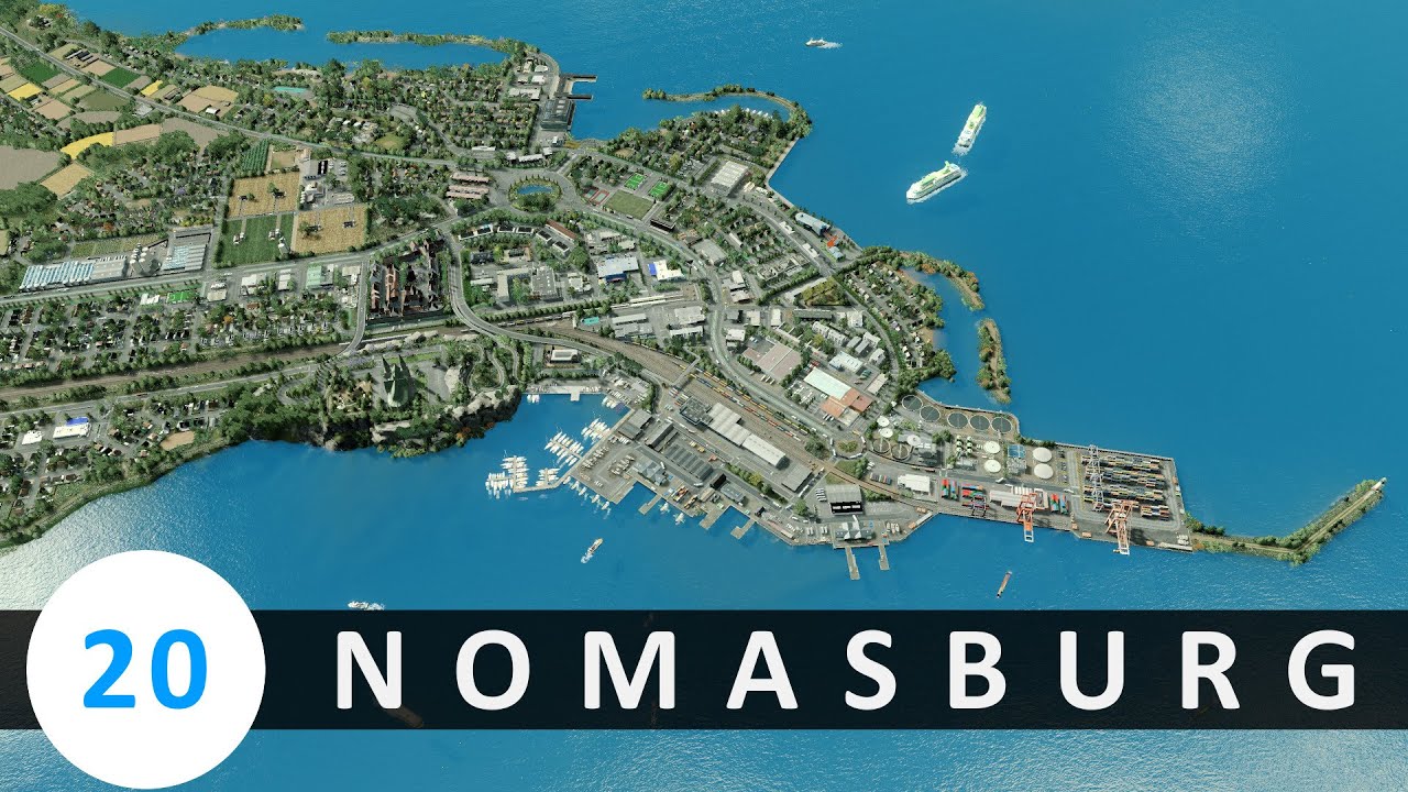 Chilled overview of Nomasburg - Cities Skylines: Nomasburg [20]