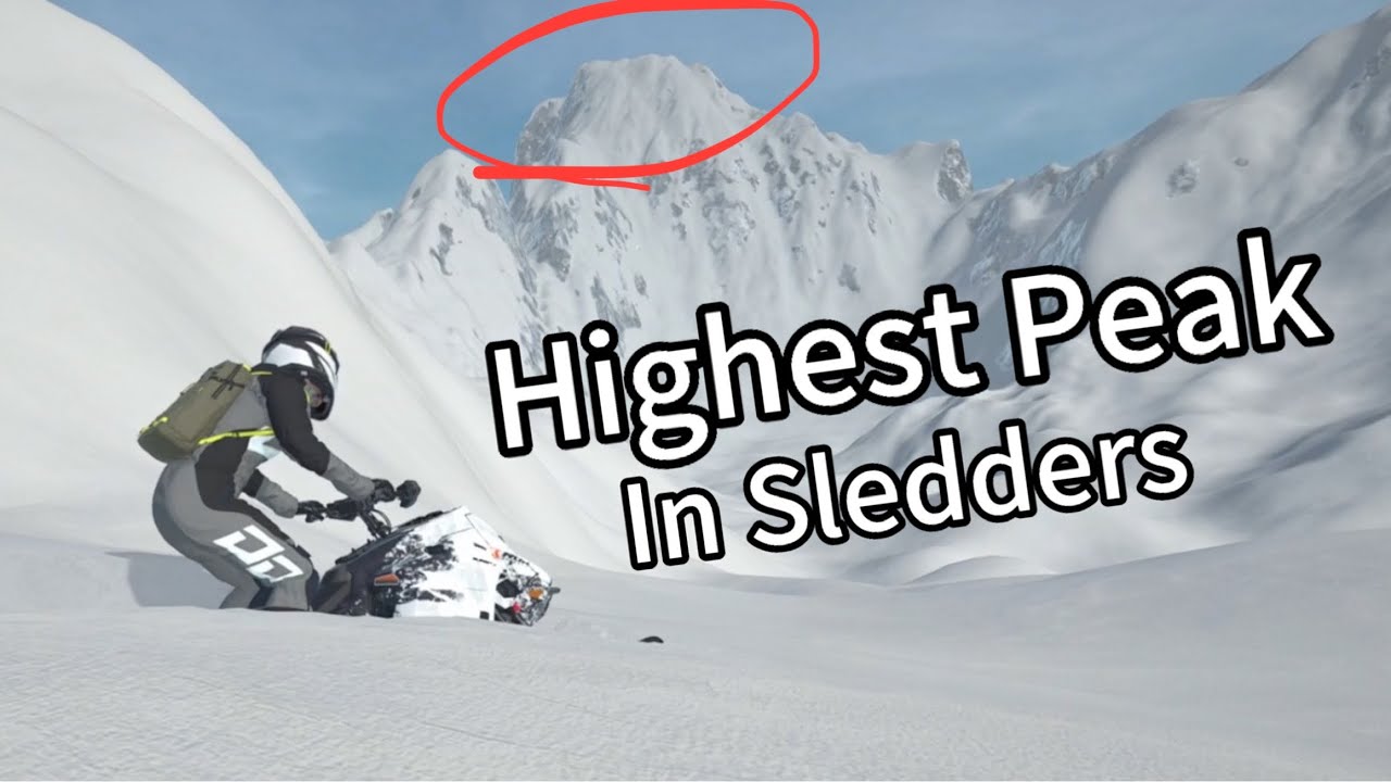 Climbing the HIGHEST Mountain in Sledders!