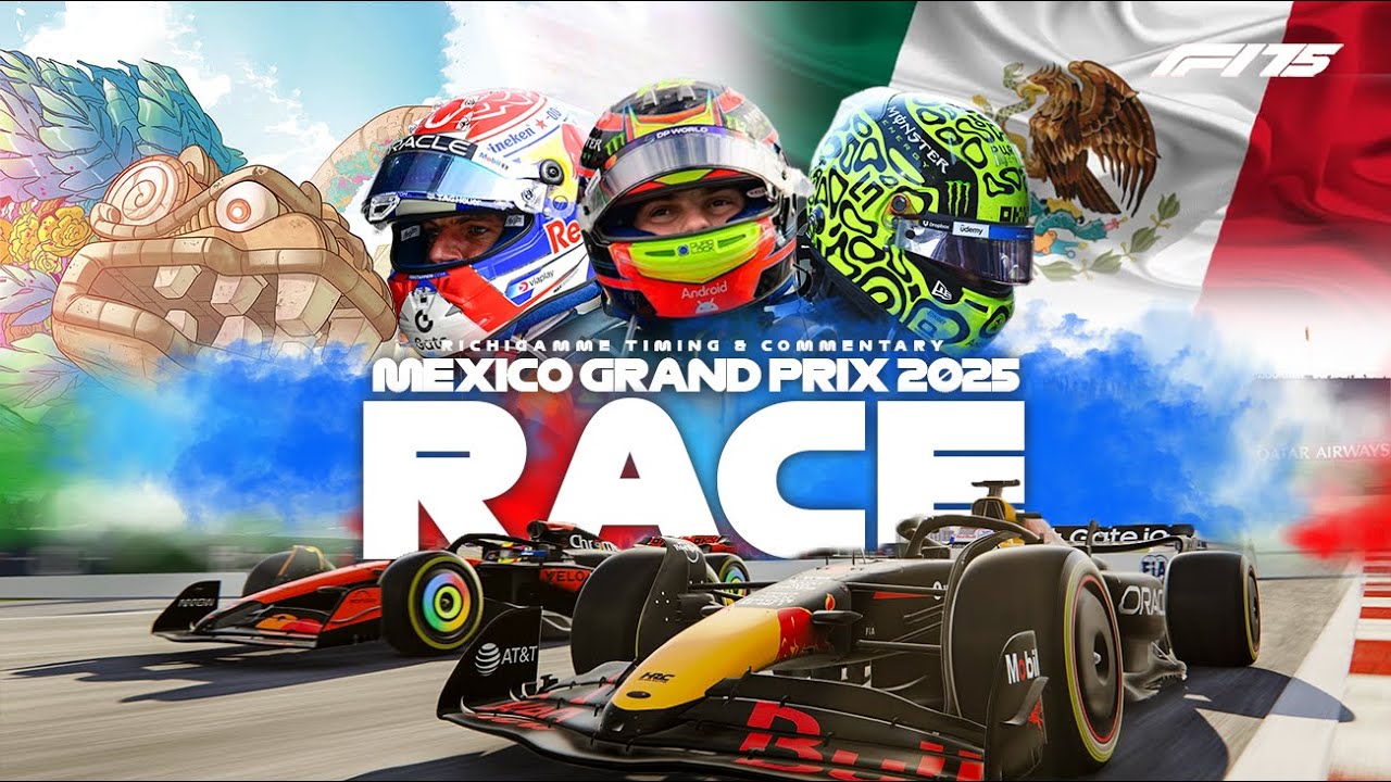 F1 LIVE RACE - Mexico GP 2025 | Formula 1 Timing & Commentary | F1 25 SIMULATION GAMEPLAY FOOTAGE