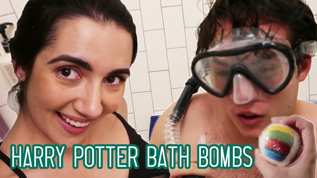 Trying Harry Potter Sorting Hat Bath Bombs • Saf & Tyler
