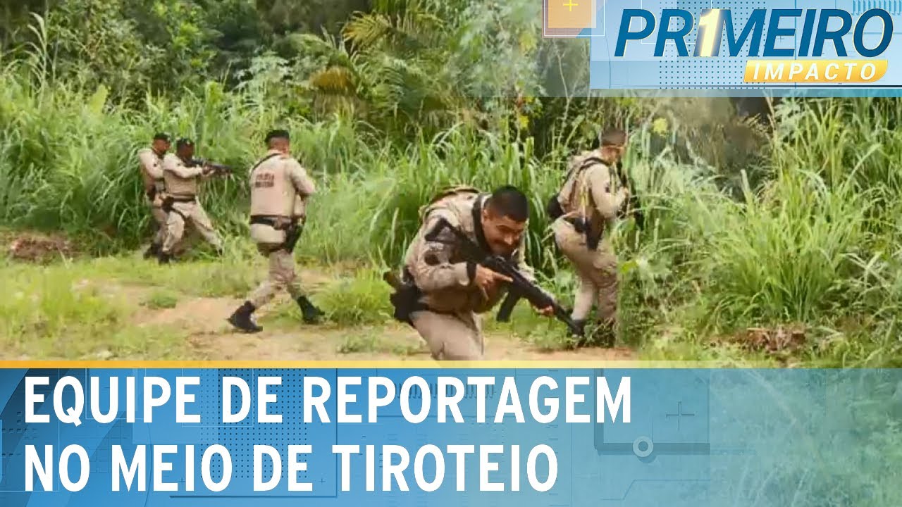 Reportagem flagra tiroteio durante operação em Salvador | Primeiro Impacto (18/10/24)
