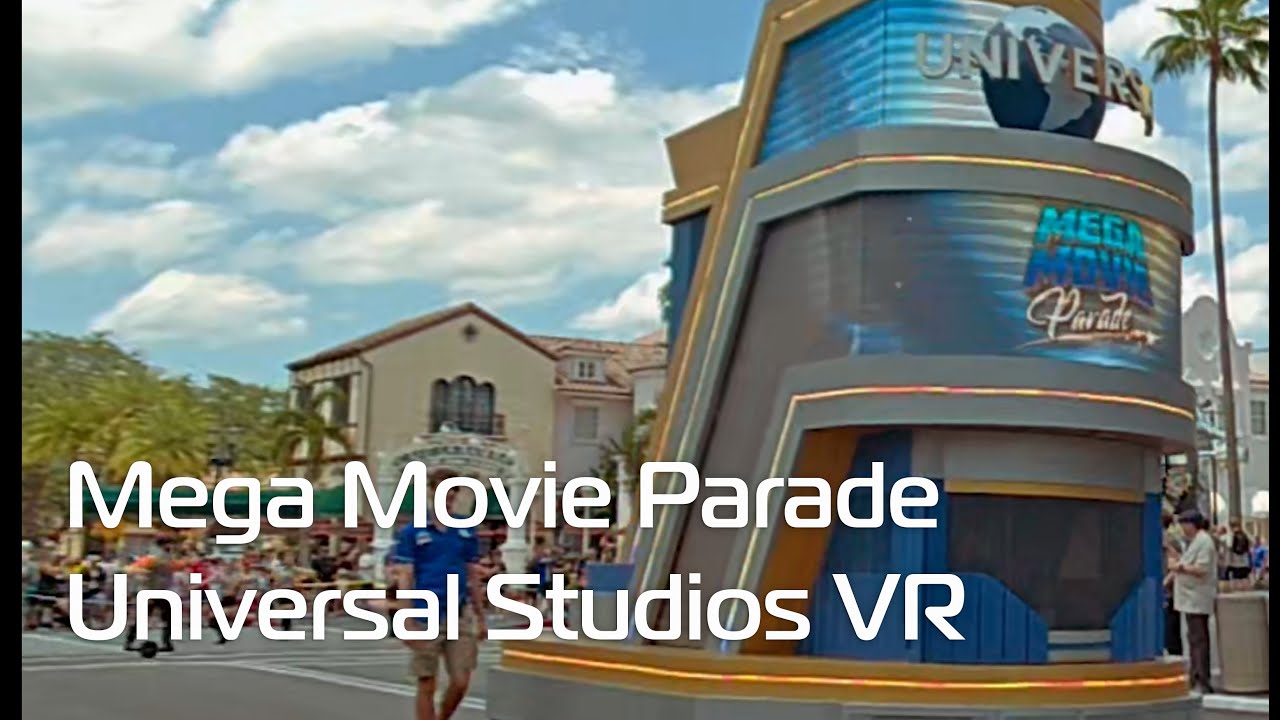 Universal Studios Mega Movie Parade 2025 in 8K 180VR 3D | Full Parade VR Experience