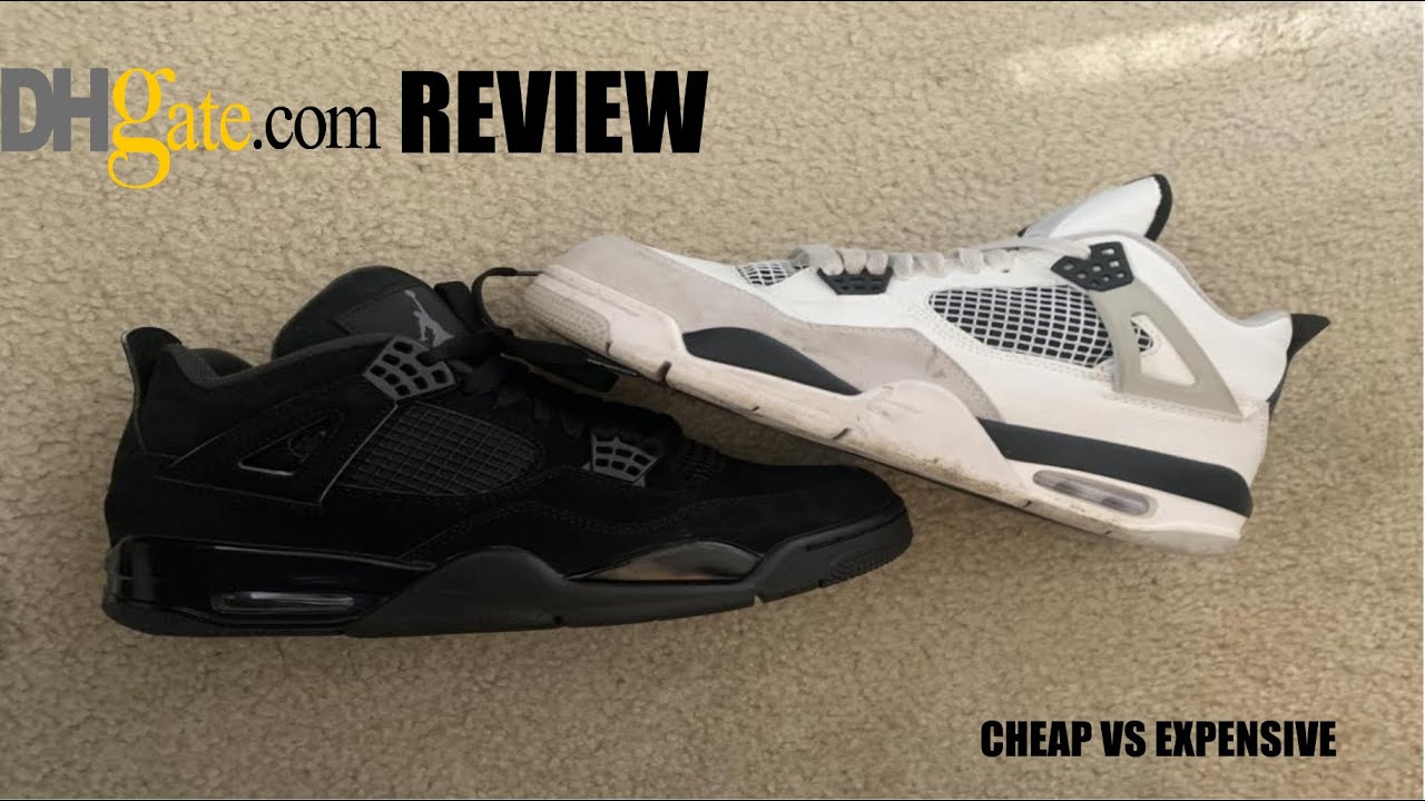 DHGATE JORDAN 4  REVIEW | CHEAP VS EXPENSIVE