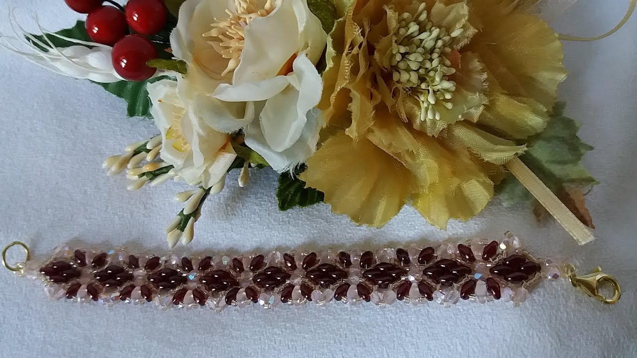 TUTORIAL BRACCIALE PATRIZIA  | DIY CON MEZZI CRISTALLI E SUPERDUO|  DIY