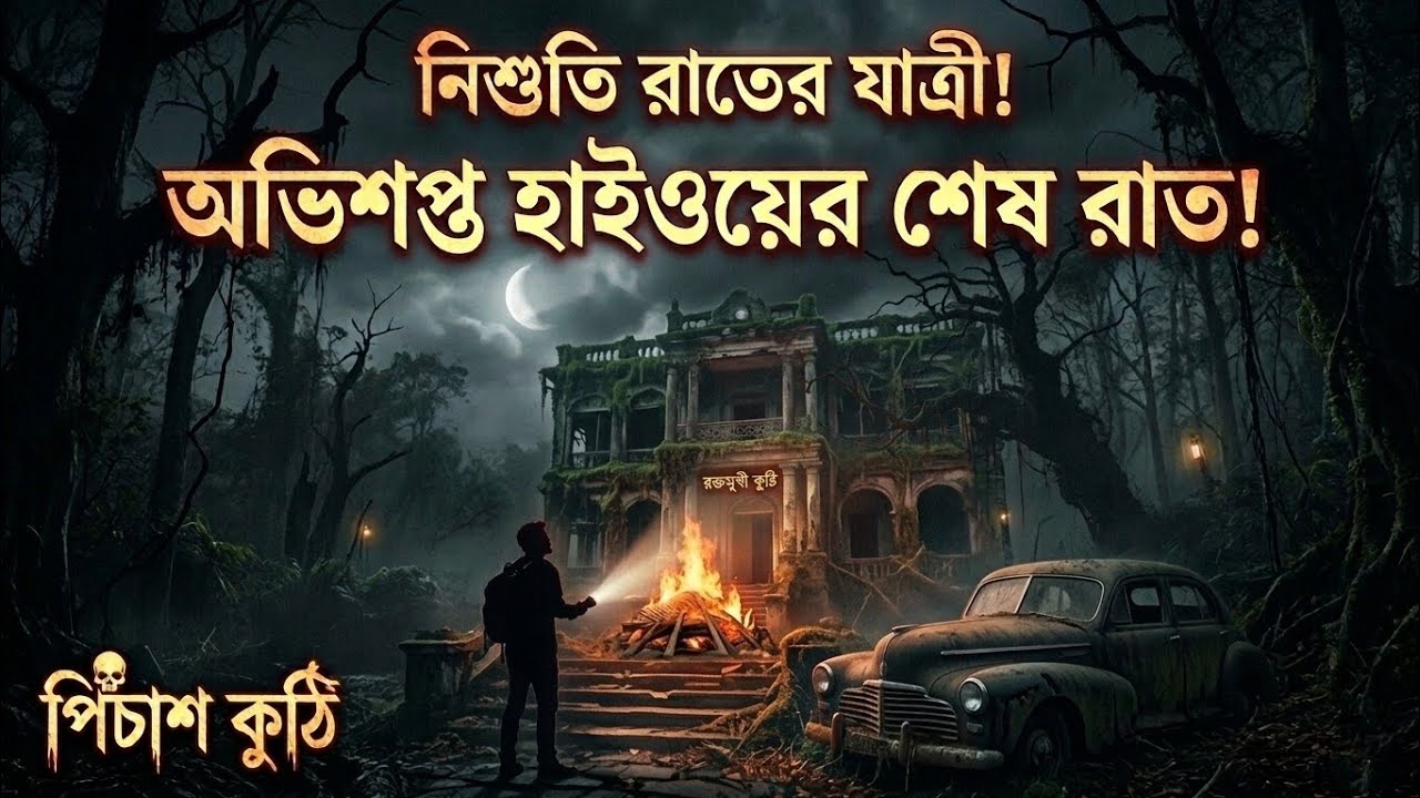 নিশুতি রাতের যাত্রী: অভিশপ্ত হাইওয়ের শেষ রাত! (১ ঘণ্টা স্পেশাল ভৌতিক গল্প) পিচাশ কুঠি 