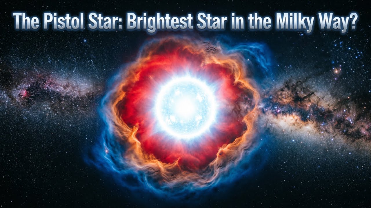 Pistol Star: One of the Brightest Stars in the Milky Way