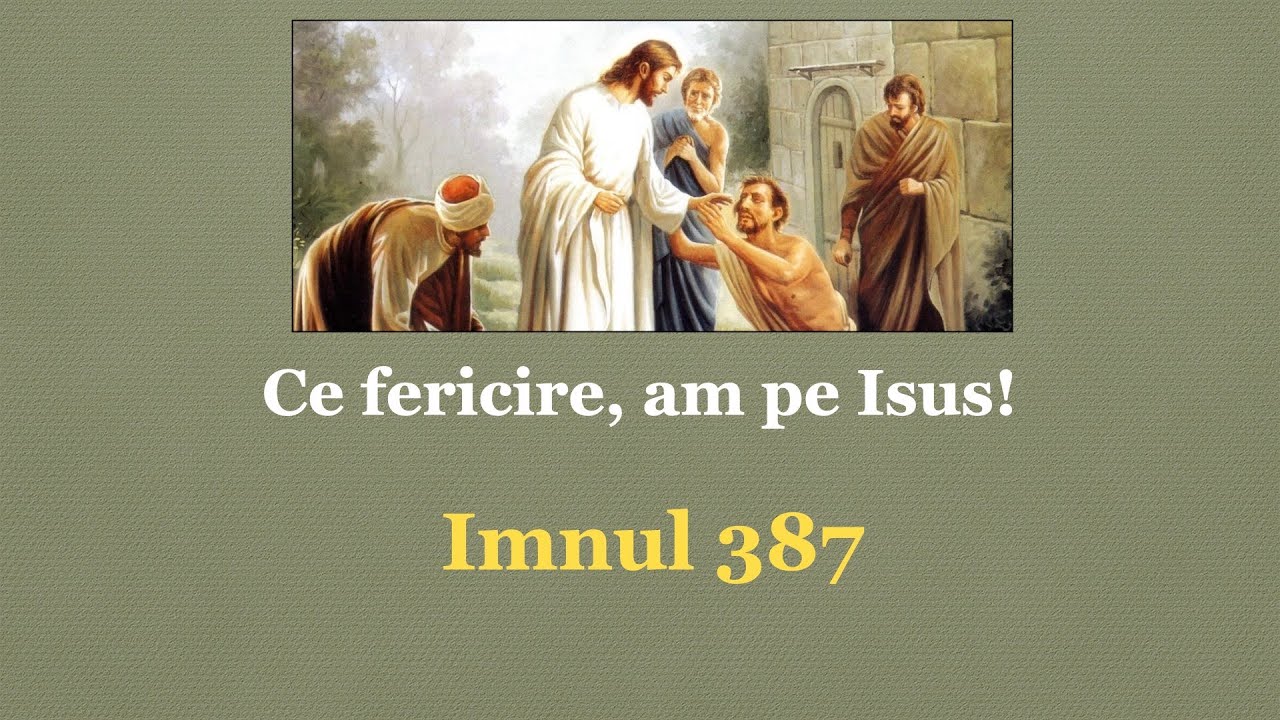Ce fericire, am pe Isus!