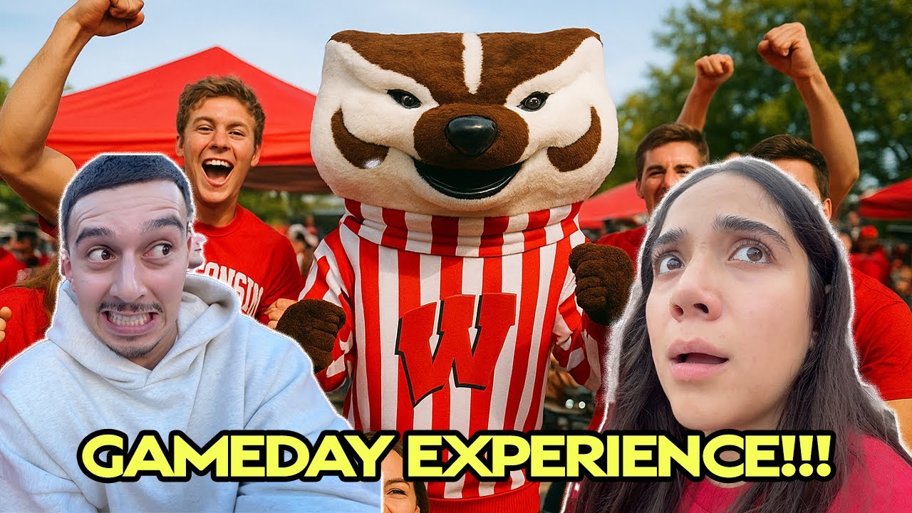 OUR FIRST COLLEGE FOOTBALL GAME!!!