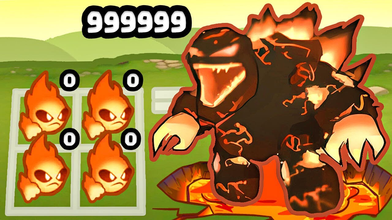 Merging a Fire Element to MAX LEVEL Monster