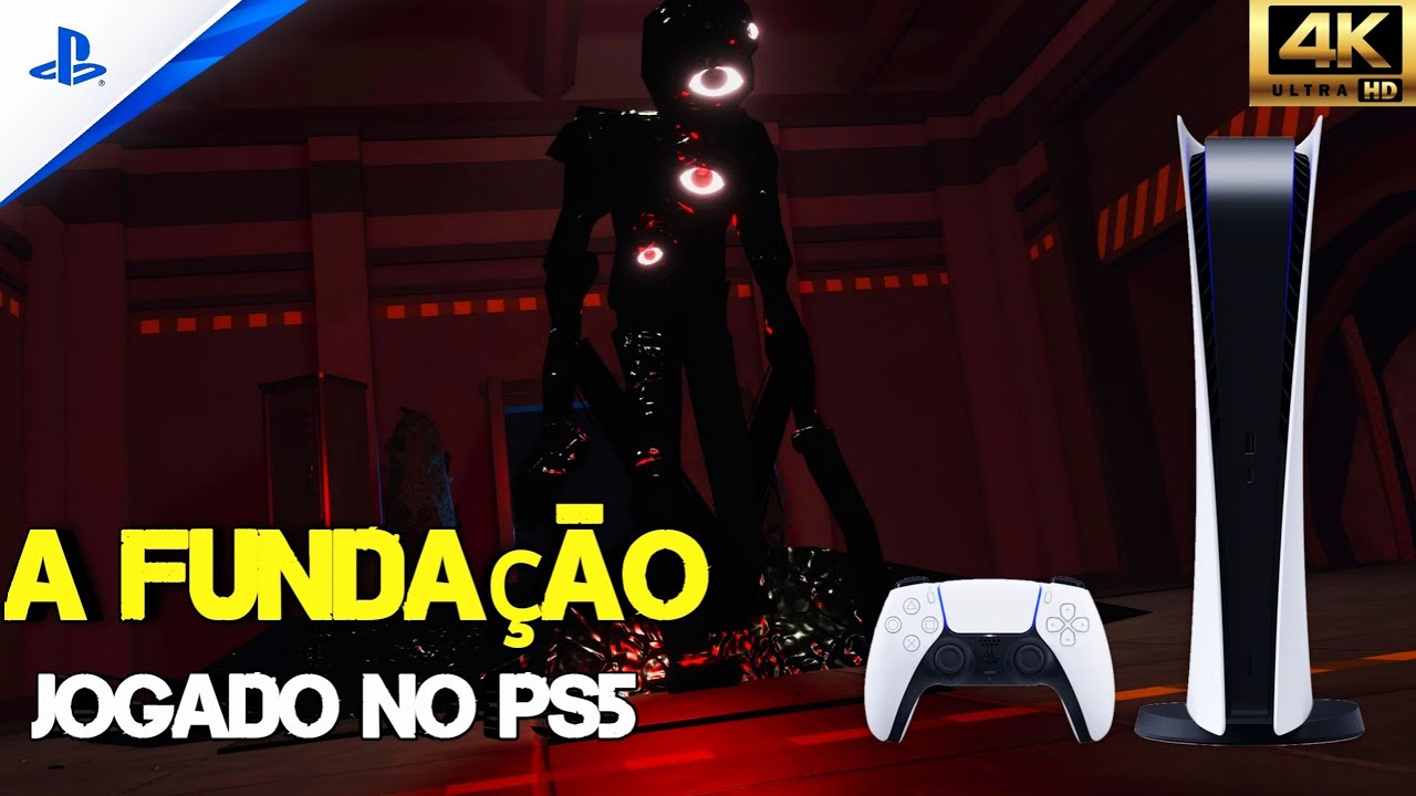 Jogando A FUNDAÇÃO no ps5 roblox em 4k ultra HD HDR