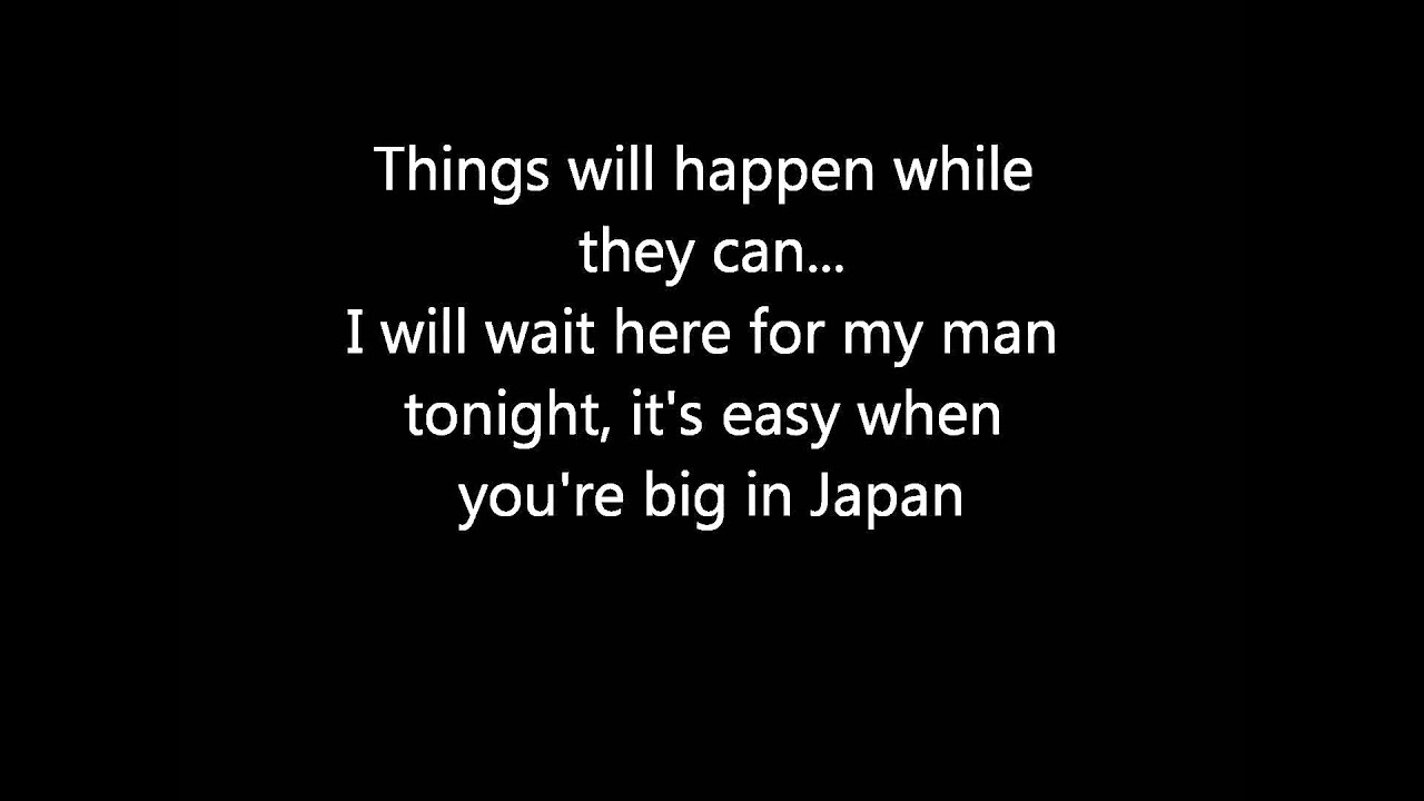 Alphaville - Big In Japan [LYRICS]