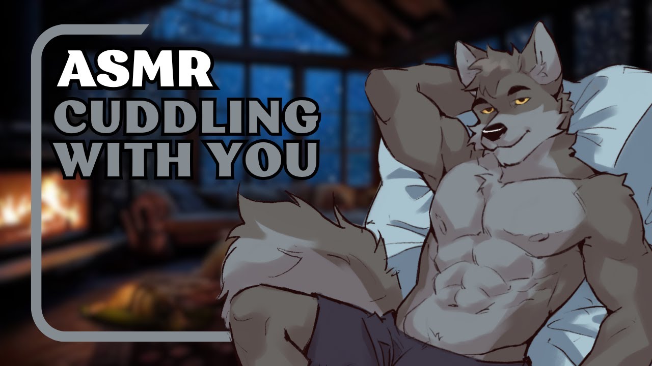 [Furry ASMR] Cuddling with You During a Snow Blizzard | Fireplace Crackling, Heartbeat Sounds...