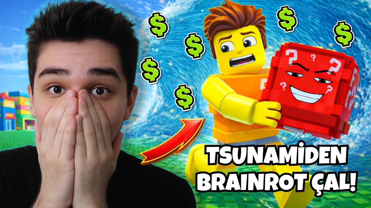 Brainrot İçin TSUNAMİDEN SON ANDA Kaçtım ve ZENGİN OLDUM!🌊💰