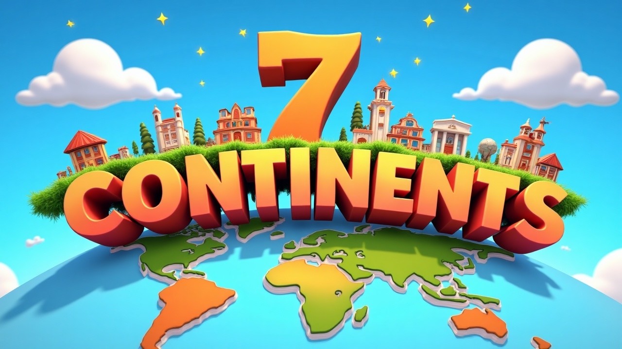 Seven Continents of the World | Kids Geography Song | Learn Continents with Music