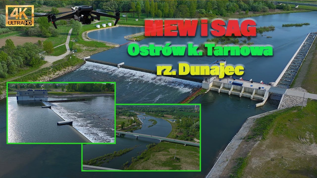 Okolice #MEW i mostu #SAG #Ostrów #Tarnów Rzeka #Dunajec  gm #Wierzchosławice