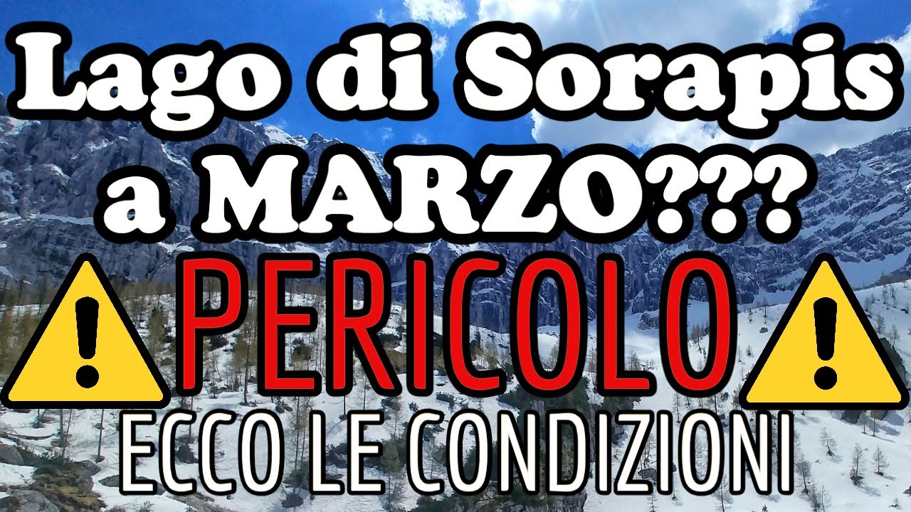 Lago di Sorapis a MARZO?⚠️PERICOLO⚠️