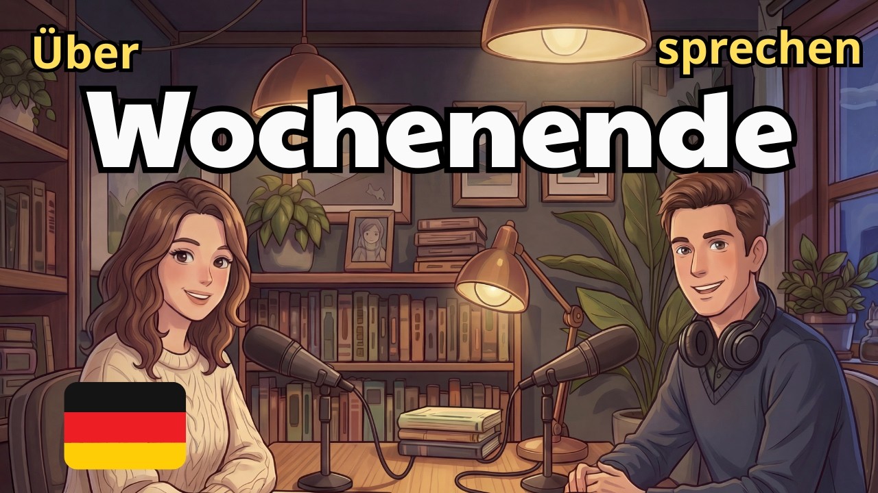 Talk About Your Weekend in German | Easy Conversation Practice for Beginners (A1–A2)