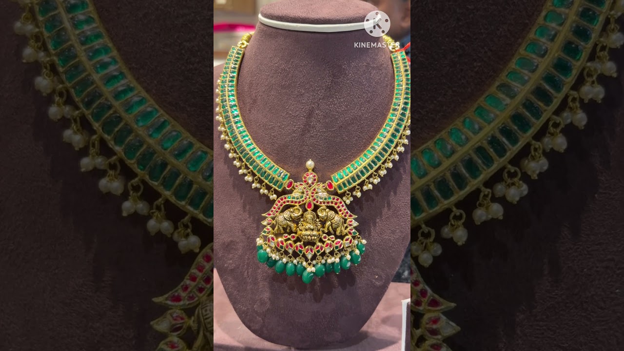 Light weight kundhan kante sets for party wear 