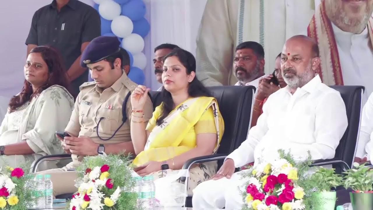 Live: Cycle distribution to Class X students in Karimnagar Parliamentary constituency