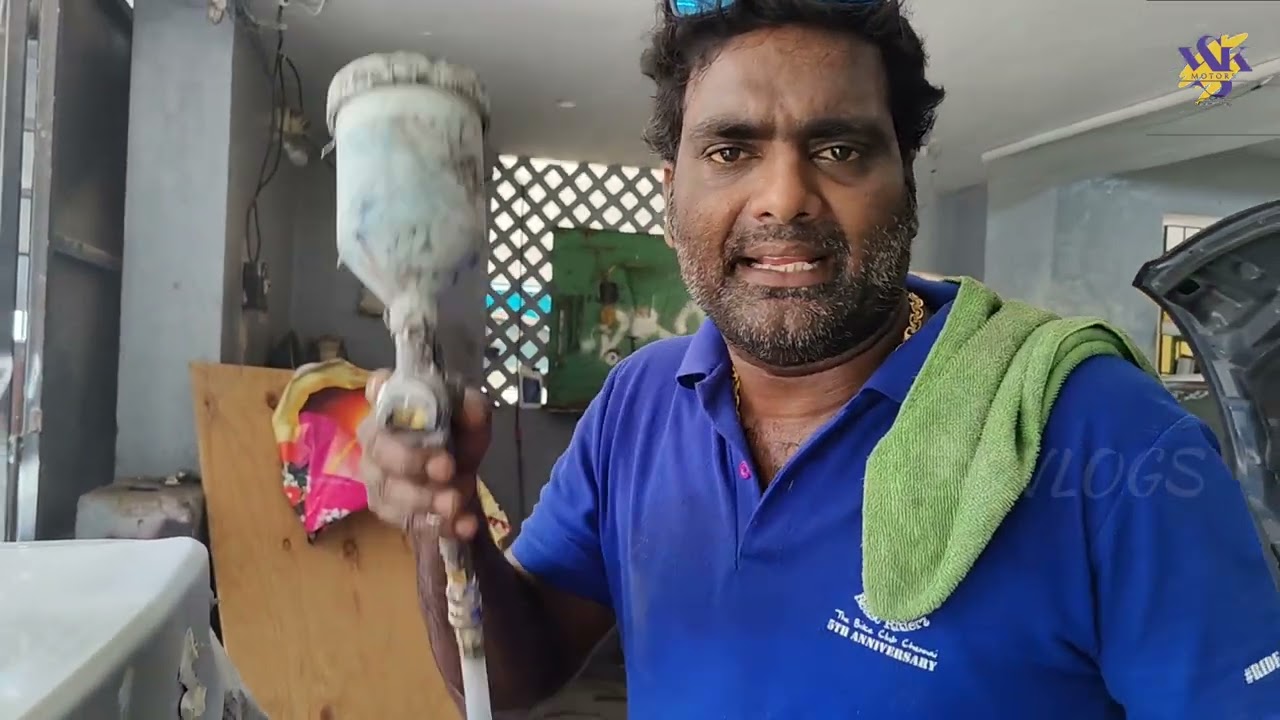 என்னது 2 Hours ல Car Painting செய்ய முடியுமா || #vskmotors || #vskvlogstamil || #vvt #carpainting