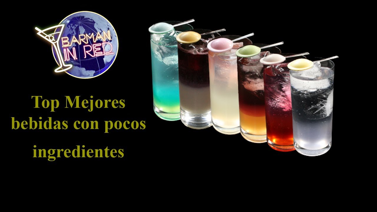 TOP MEJORES BEBIDAS CON POCOS INGREDIENTES 🔝