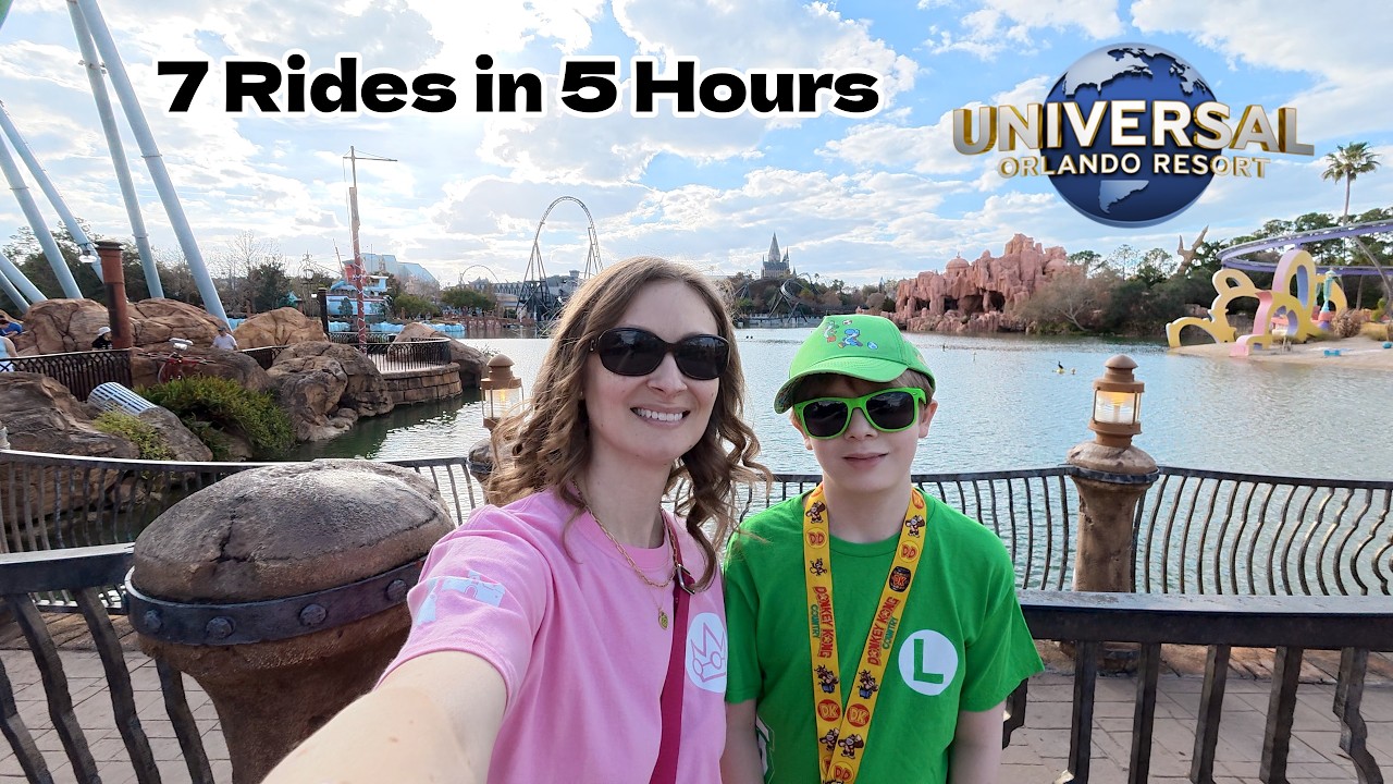 7 аттракционов за 5 часов в Universal Orlando в честь дня рождения Логана