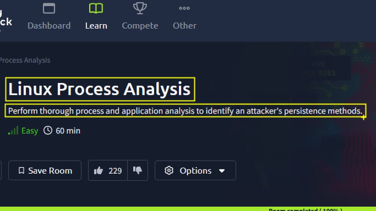 Linux Process Analysis - TryHackMe Walkthrough