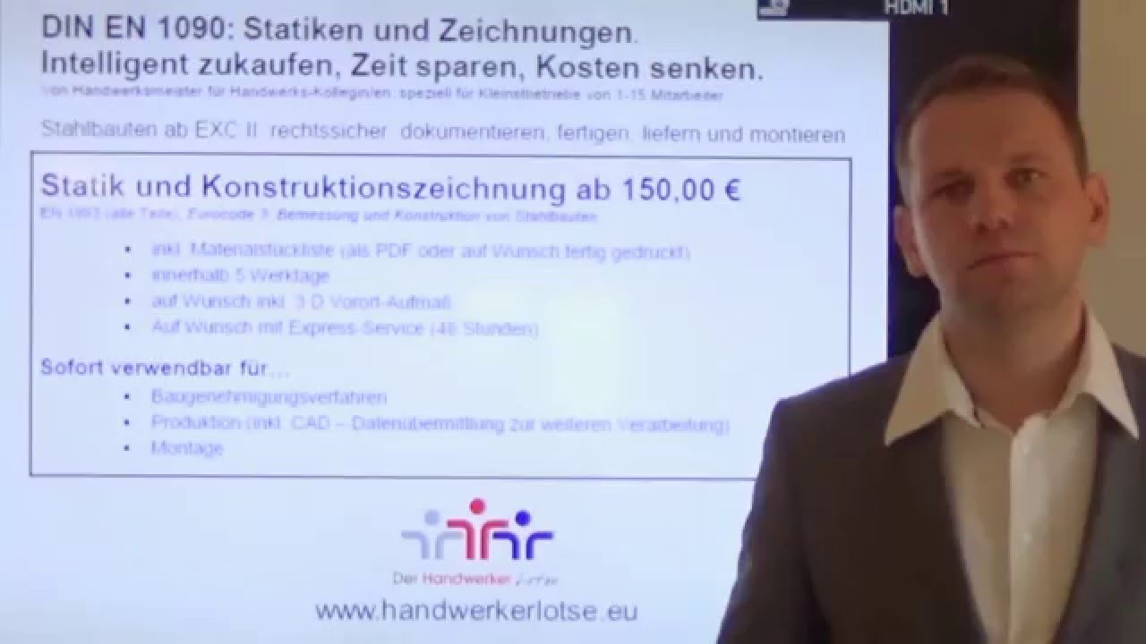 DIN EN 1090: Statiken und Zeichnungen