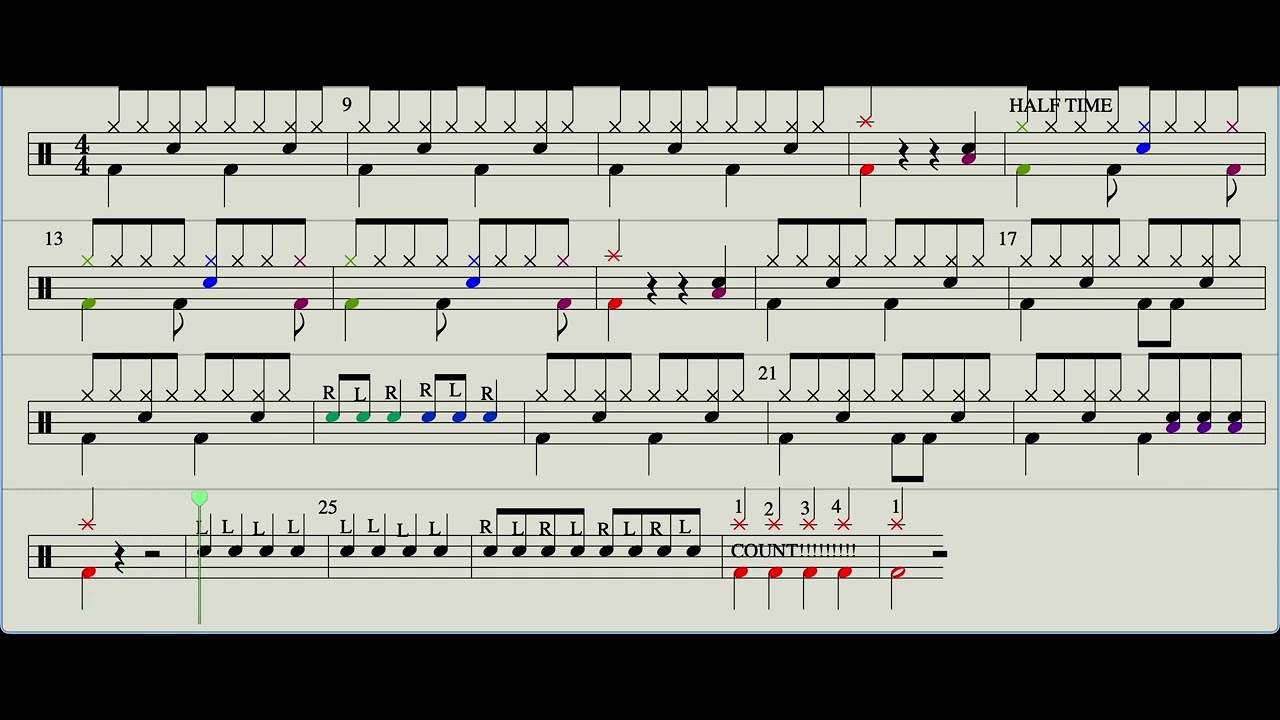 HARRY POTTER THEME SONG DRUMS SHEET MUSIC