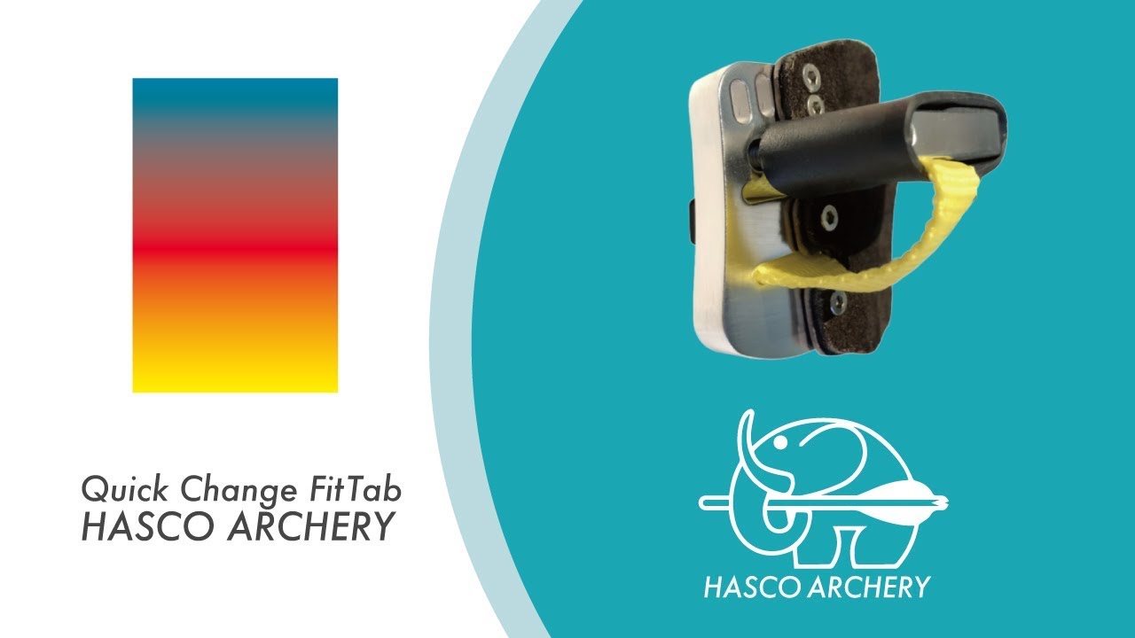 アーチェリー HASCO クイックチェンジタブ 大貫選手とレビュー　新作タブレビュー　4：30秒〜タイムアタックあり！ フィットタブ
