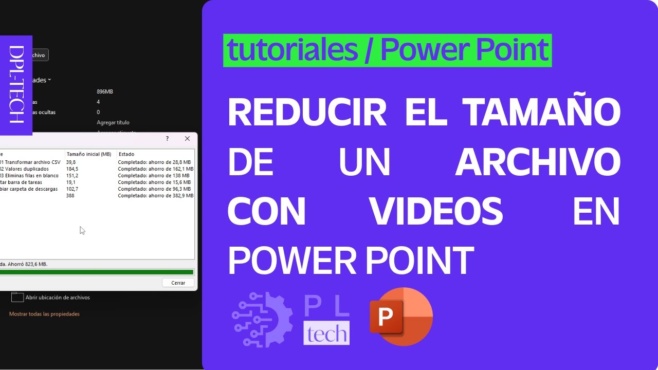 Cómo reducir el tamaño de tu PowerPoint con videos 🎥💾 | Comprimir medios fácilmente
