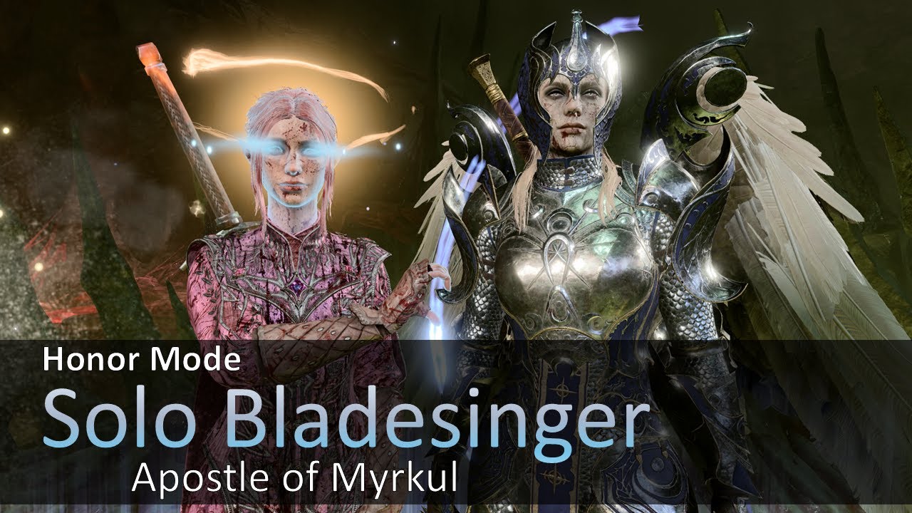 Solo Bladesinger - 2 girls 1 Myrkul | Honour Mode