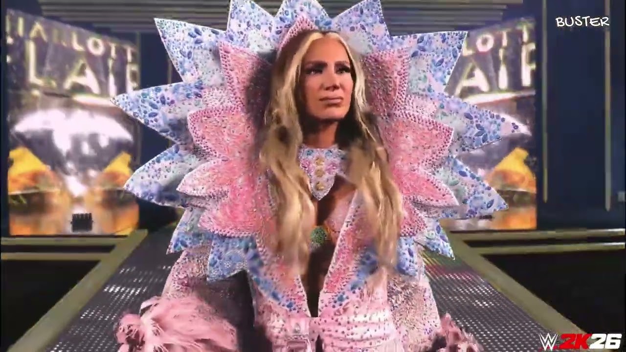 WWE 2K26 Charlotte Flair WrestleMania 41 Official Entrance