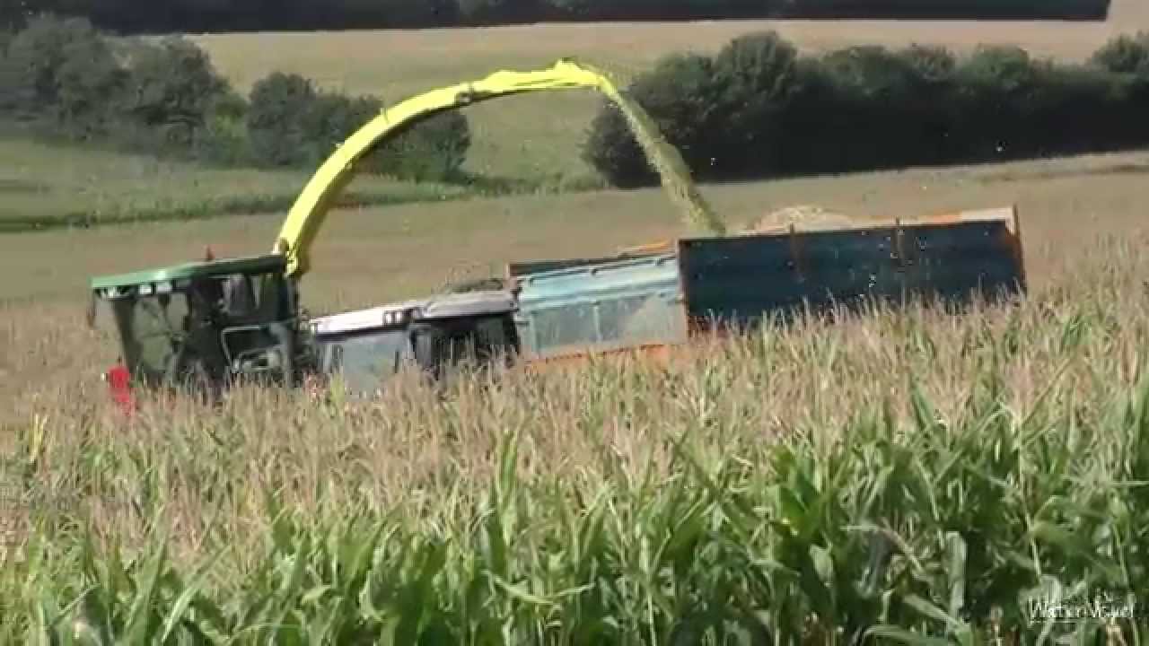 R&eacute;alisation Films Vid&eacute;o Agriculture ,R&eacute;colte Ensilage de Ma&iuml;s Ensileuse John Deere 7400